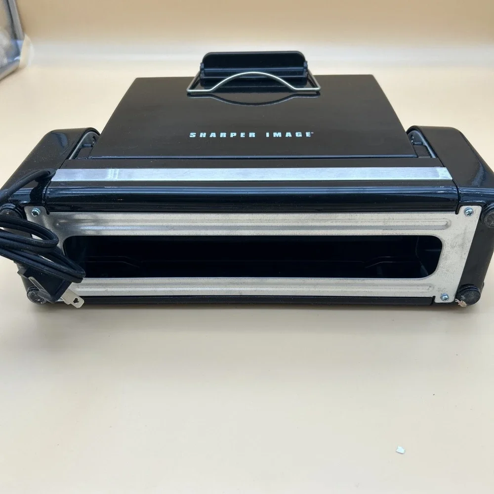 Sharper Image The Bacon Express Toaster 4 Slice Breakfast Maker Black
